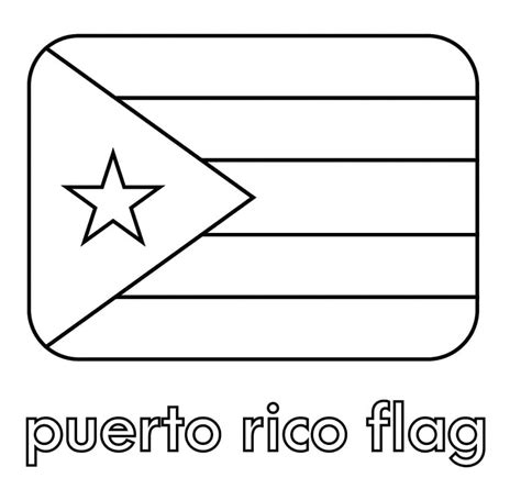 puerto rico coloring pages|printable puerto rican flag.